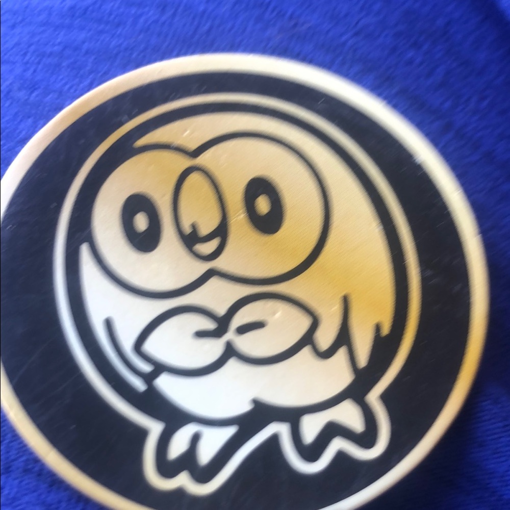 McDonald's Kids Toy Trading Card - Black and Gold Owl